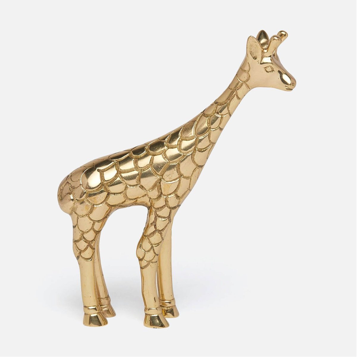 Made Goods Jennifer Brass Giraffe, Set of 2