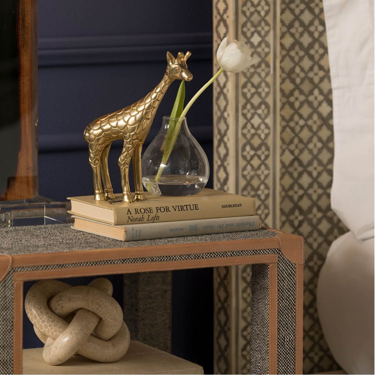 Made Goods Jennifer Brass Giraffe, Set of 2