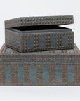 Made Goods Landon Studded Box, 2-Piece Set