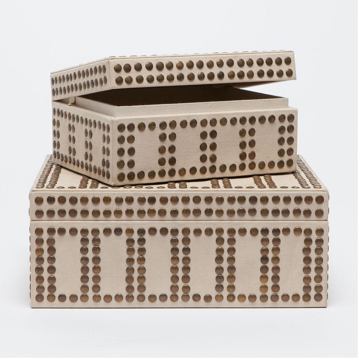 Made Goods Landon Studded Box, 2-Piece Set