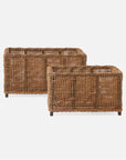 Made Goods Lexandra Woven Wicker Basket, 2-Piece Set