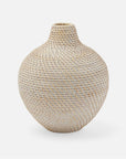 Made Goods Octavia Woven Rattan Vase, Set of 2