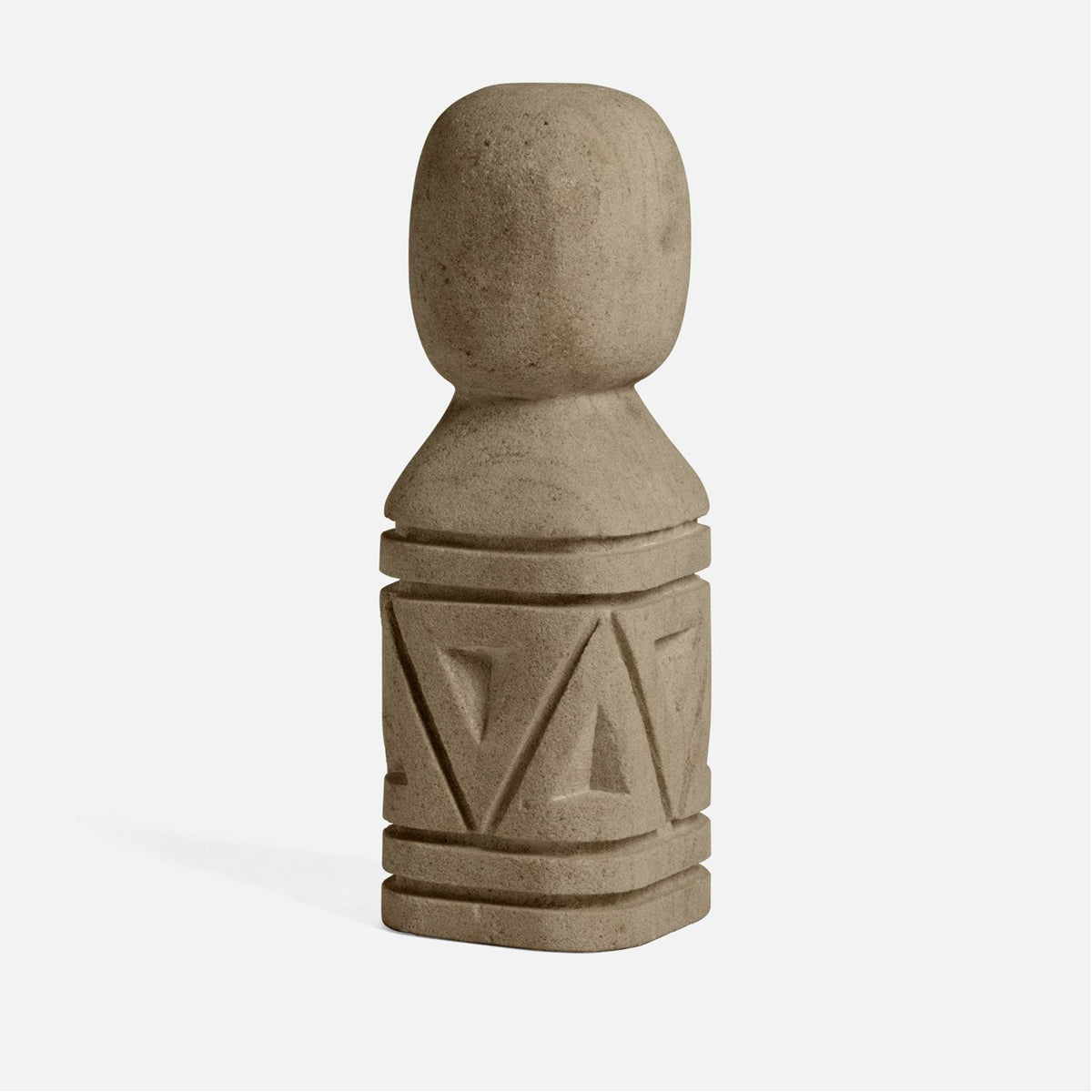 Made Goods Uku Etched Sandstone Sculpture