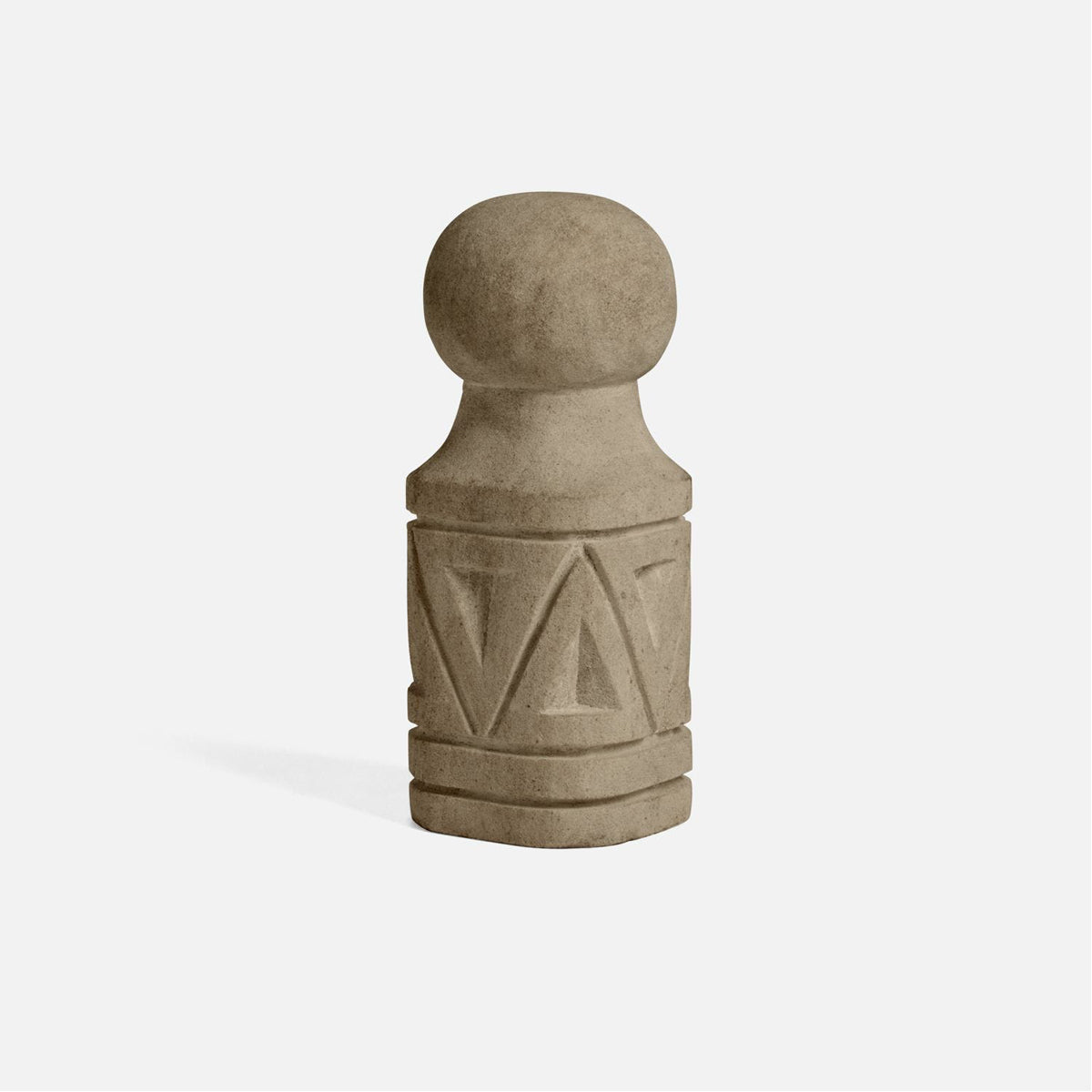 Made Goods Uku Etched Sandstone Sculpture