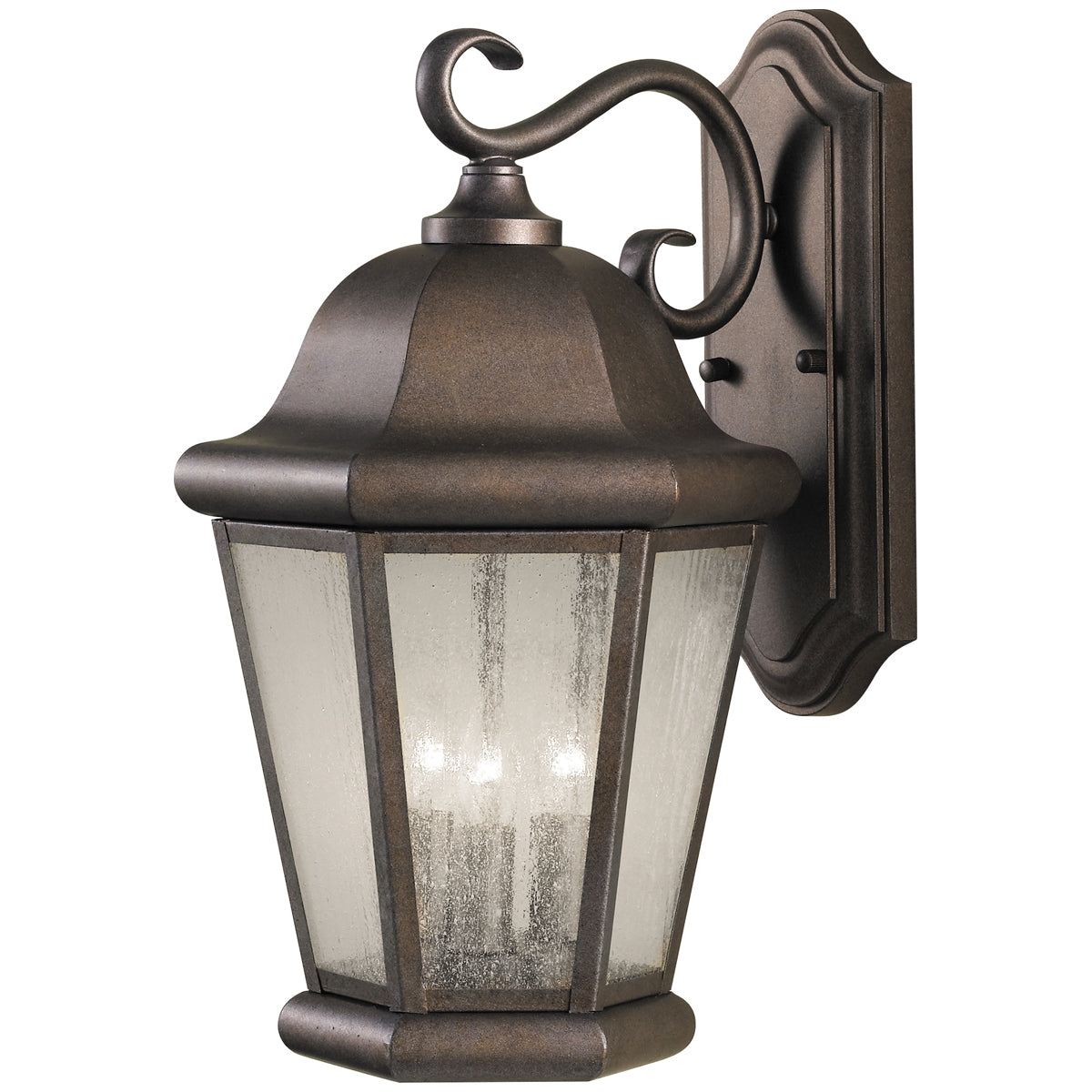 Sea Gull Lighting Martinsville Large 3-Light Outdoor Wall Lantern