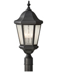 Sea Gull Lighting Martinsville 3-Light Outdoor Post Lantern