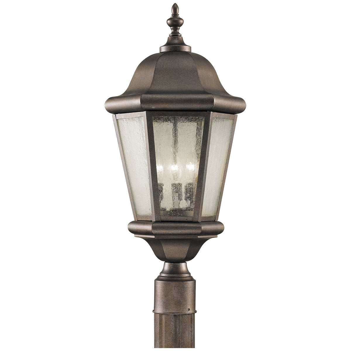 Sea Gull Lighting Martinsville 3-Light Outdoor Post Lantern