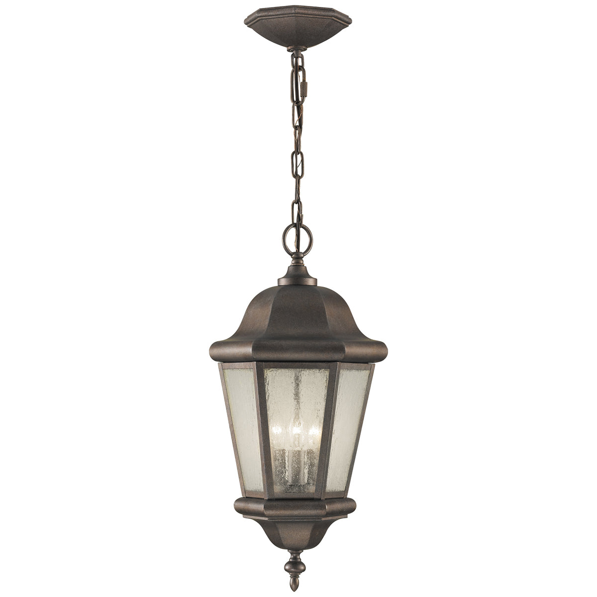 Sea Gull Lighting Martinsville 3-Light Outdoor Pendant Lantern