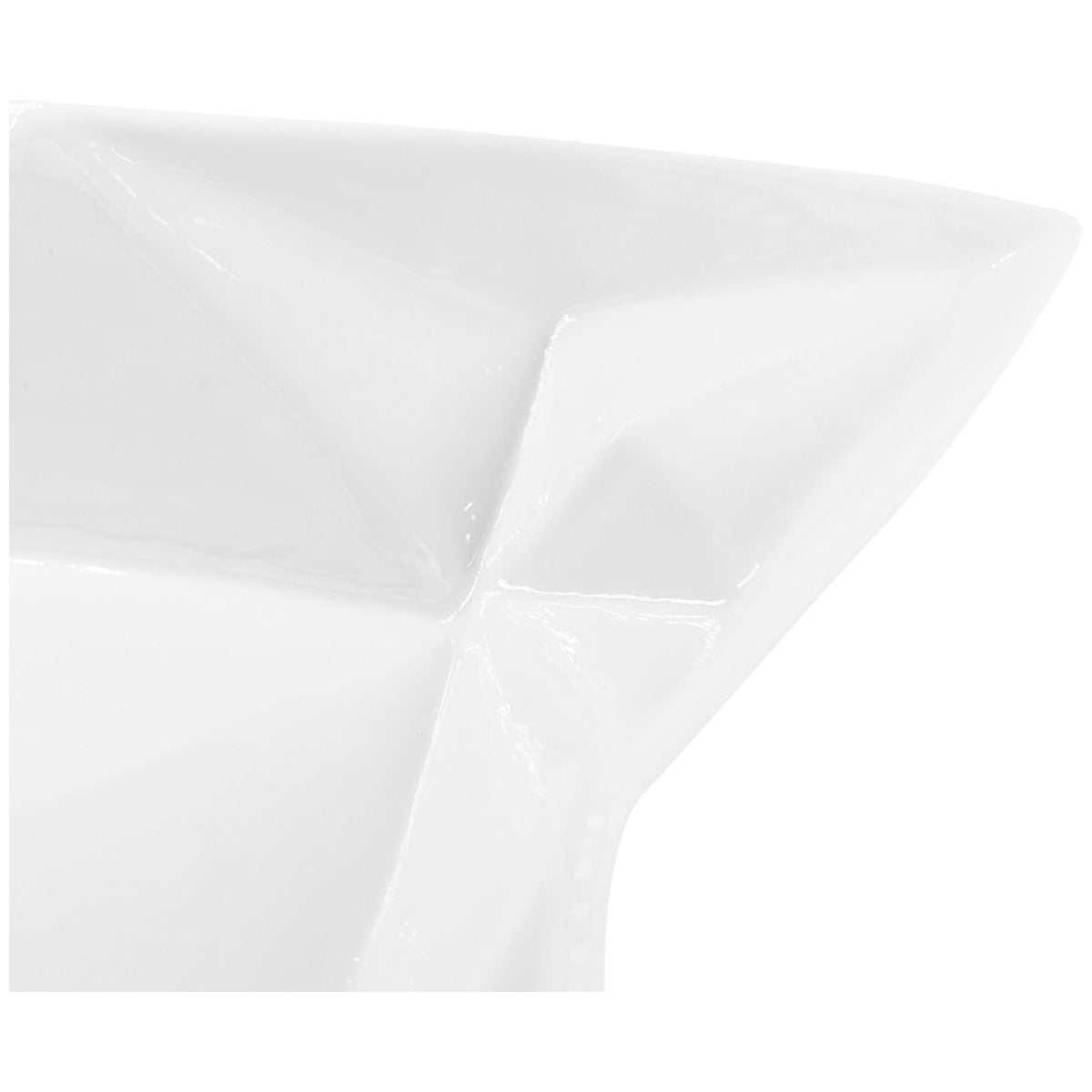 Villa &amp; House Origami 3-Piece Set Catch All, White