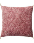 Loloi P0621 22" x 22" Hand Woven Pillow, Set of 2