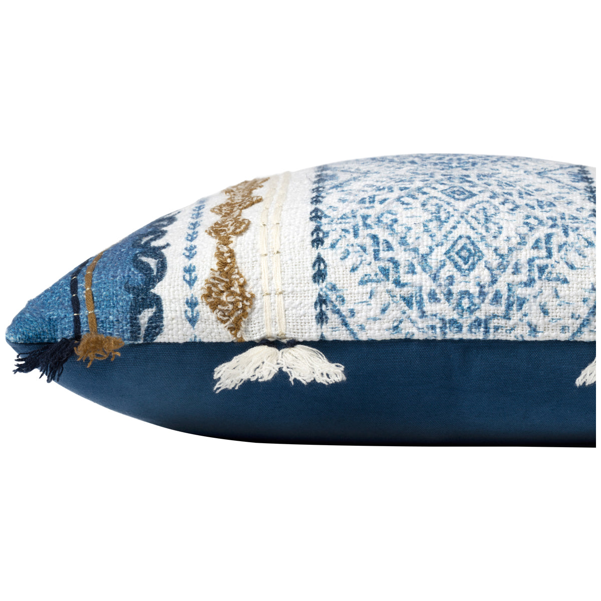 Loloi P0930 Blue Natural Pillow, Set of 2