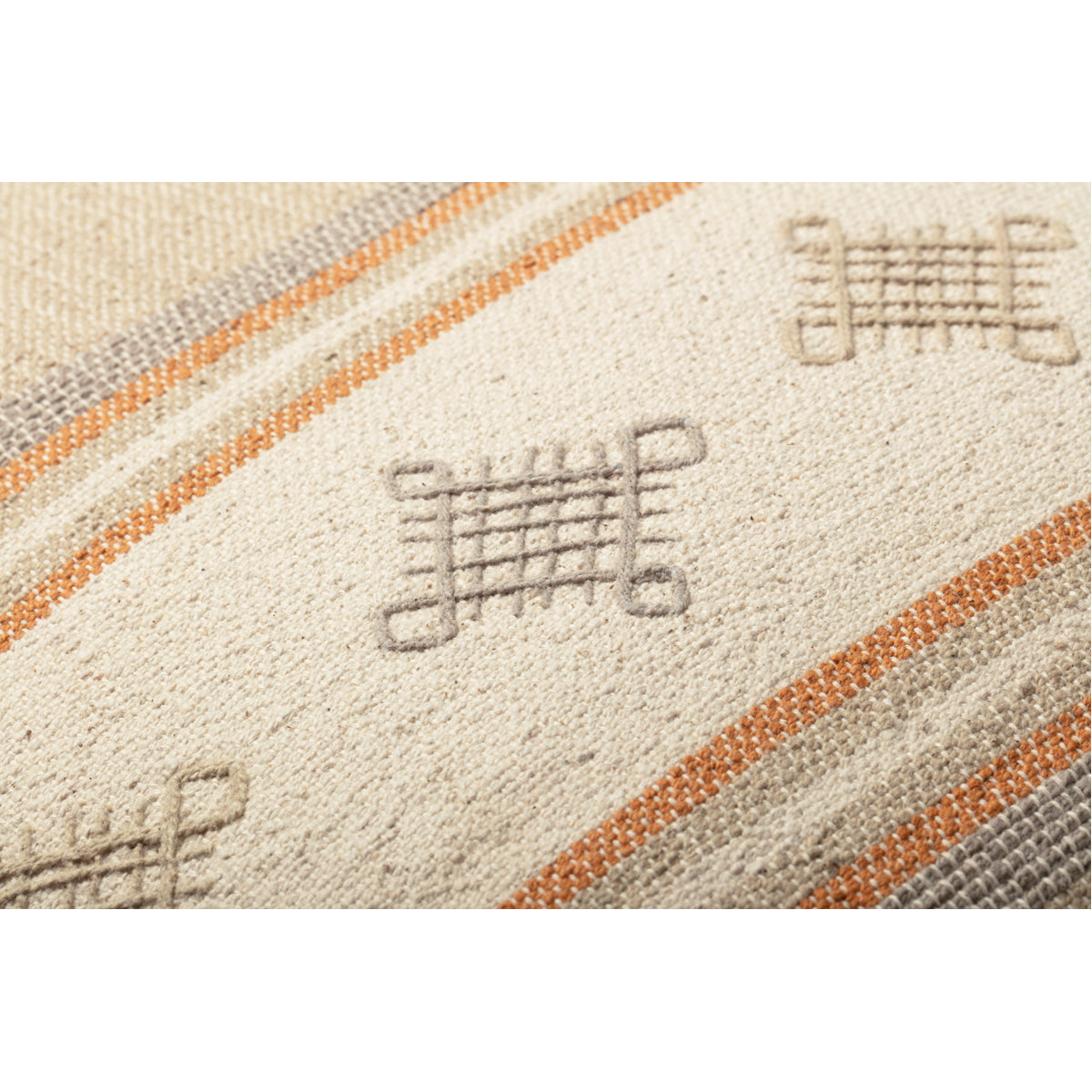 Loloi P0933 Beige Orange Pillow, Set of 2