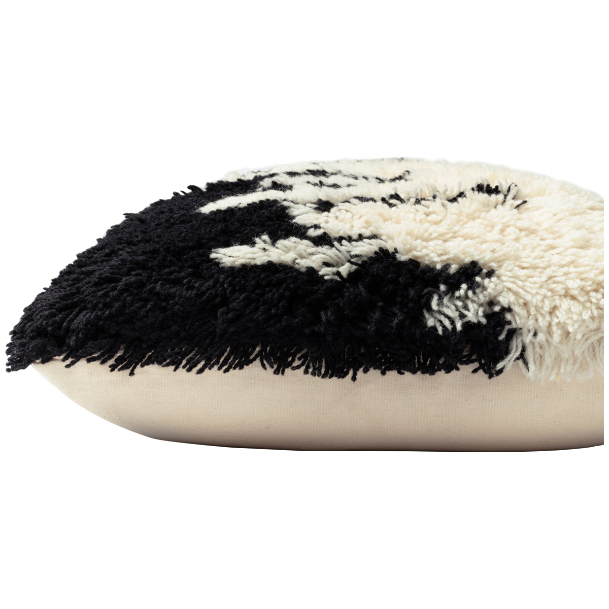 Loloi Justina Blakeney P0944 White Black Pillow, Set of 2