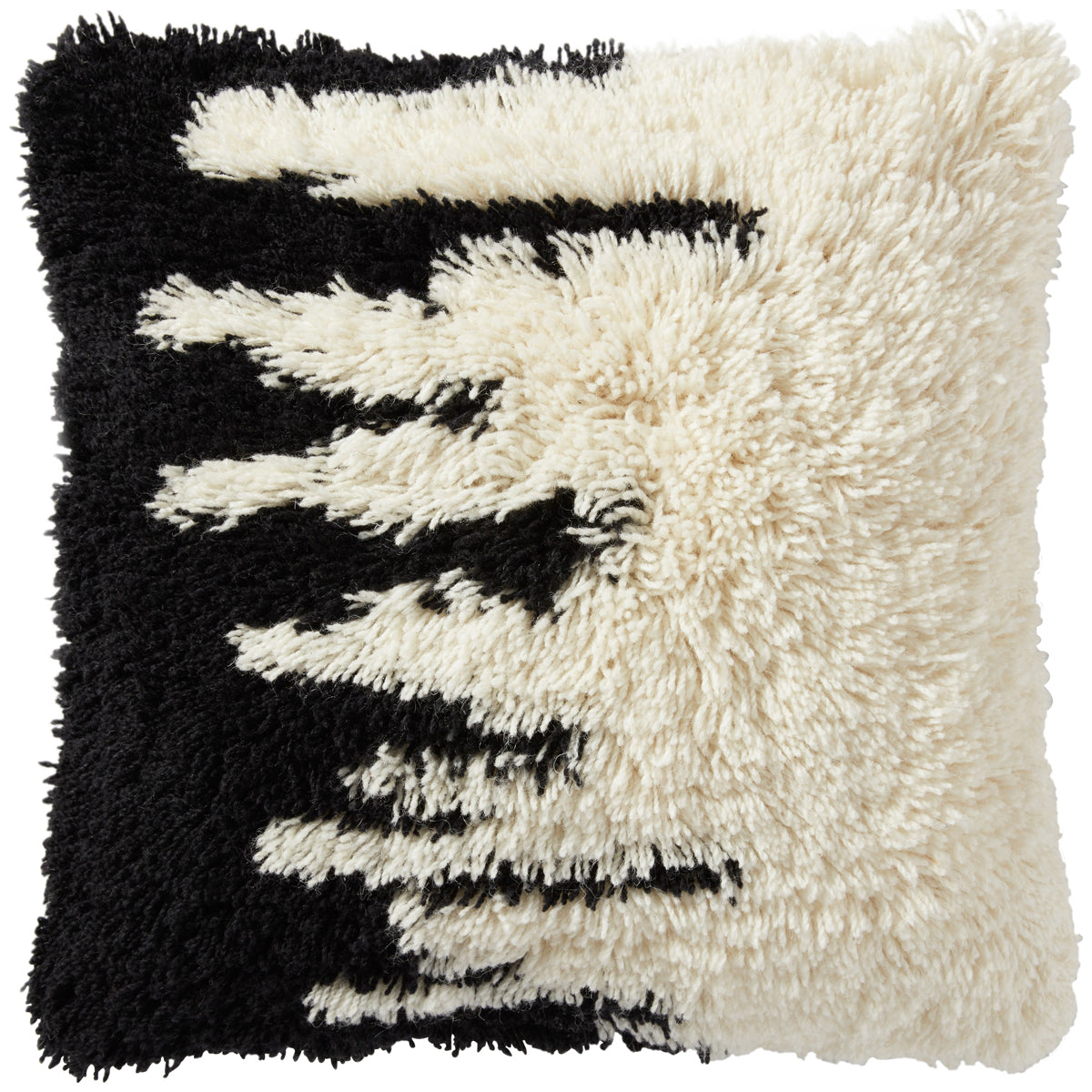 Loloi Justina Blakeney P0944 White Black Pillow, Set of 2