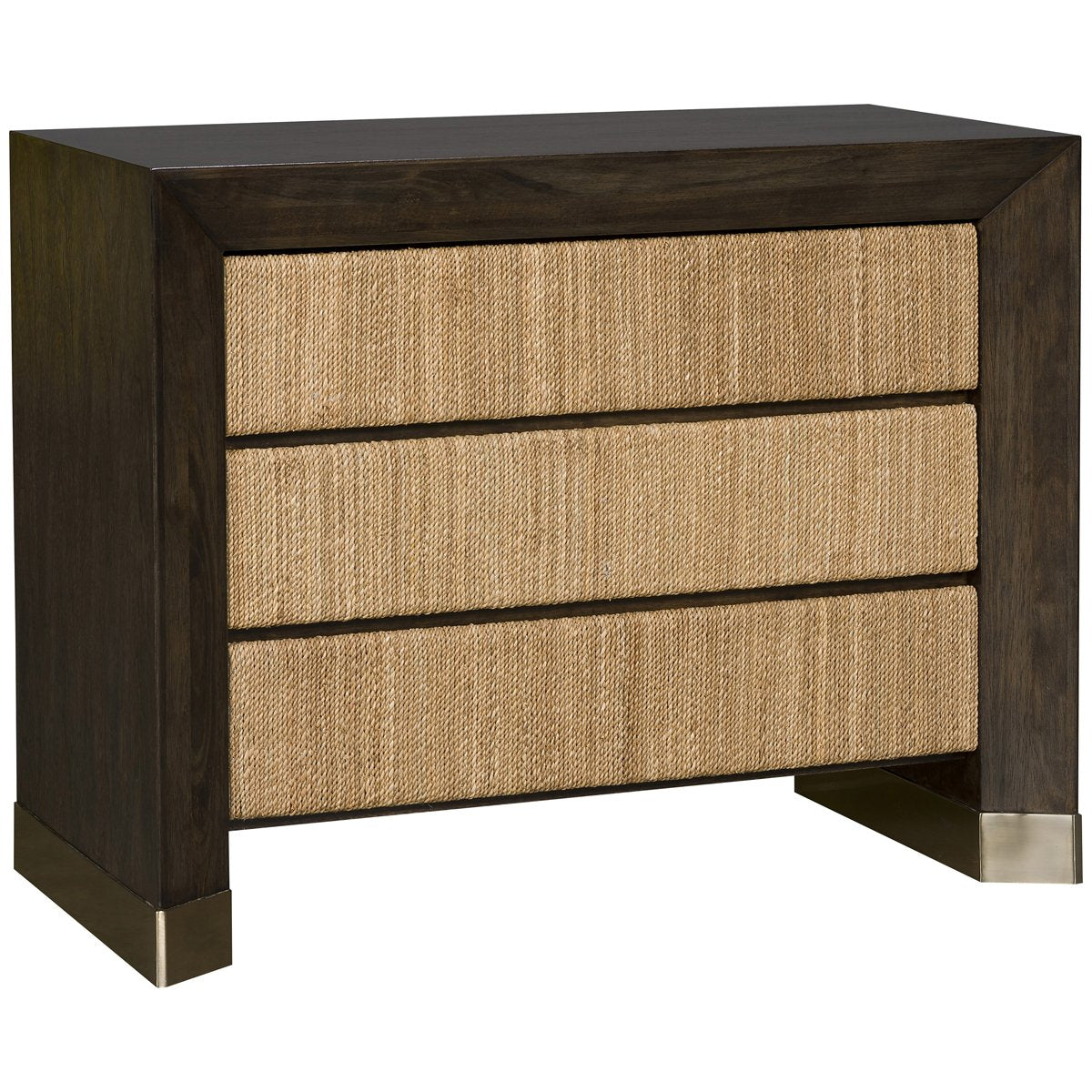 Vanguard Furniture Dune 3-Drawer Nightstand with Finger Groove Pulls