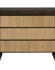 Vanguard Furniture Dune 3-Drawer Nightstand with Finger Groove Pulls