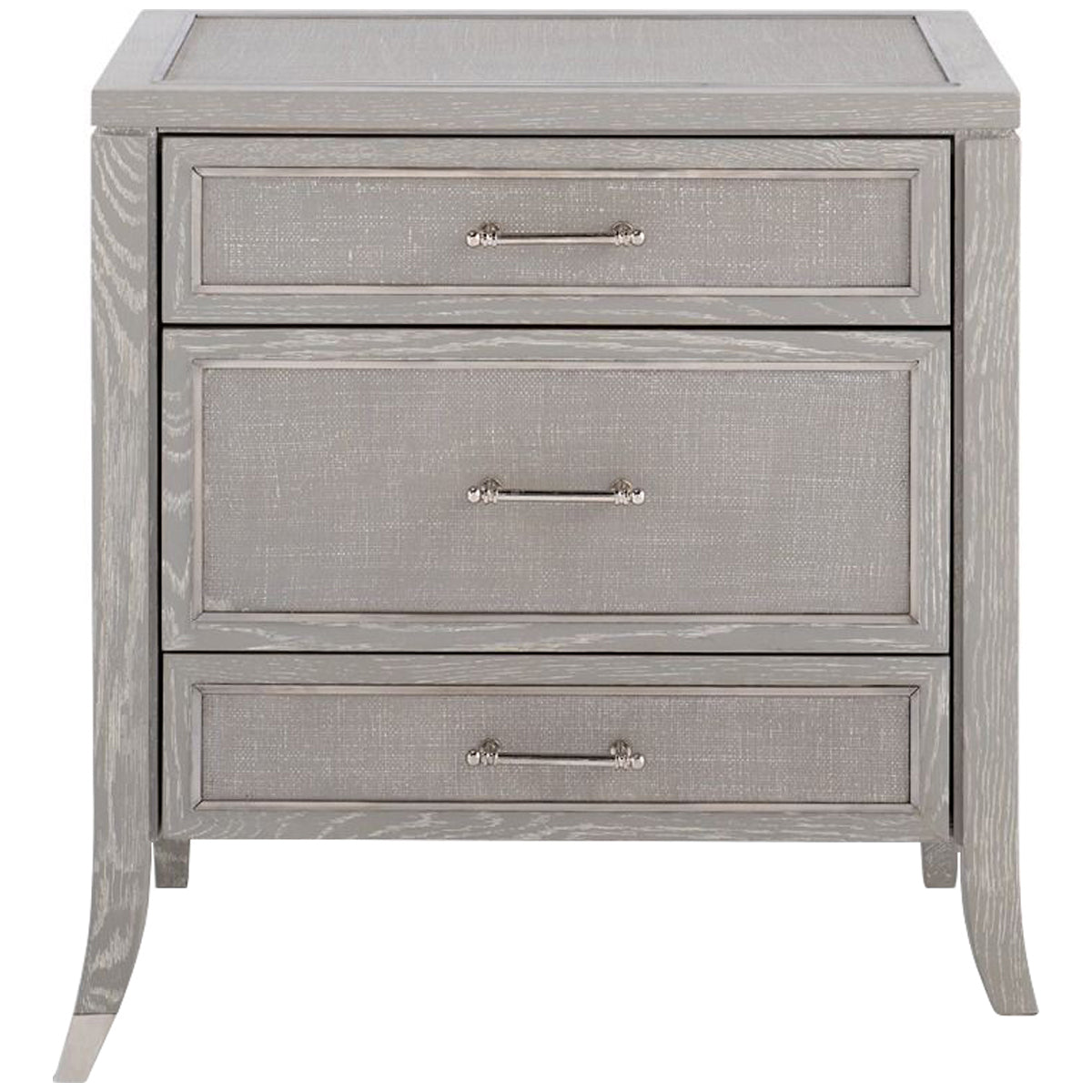 Villa &amp; House Paulina 3-Drawer Side Table, Gray