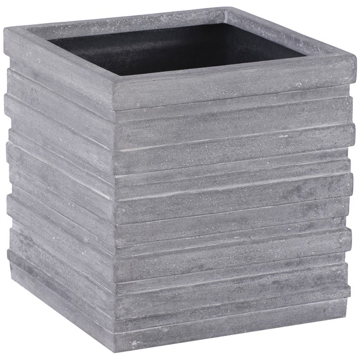 Phillips Collection June Square Planter, Gray