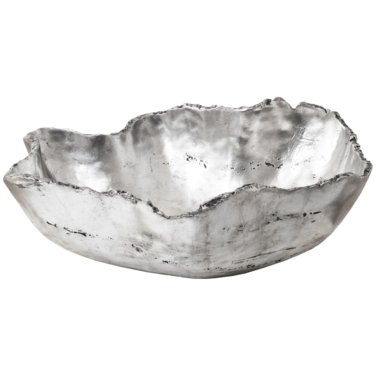 Phillips Collection Cast Onyx Small Silver Bowl