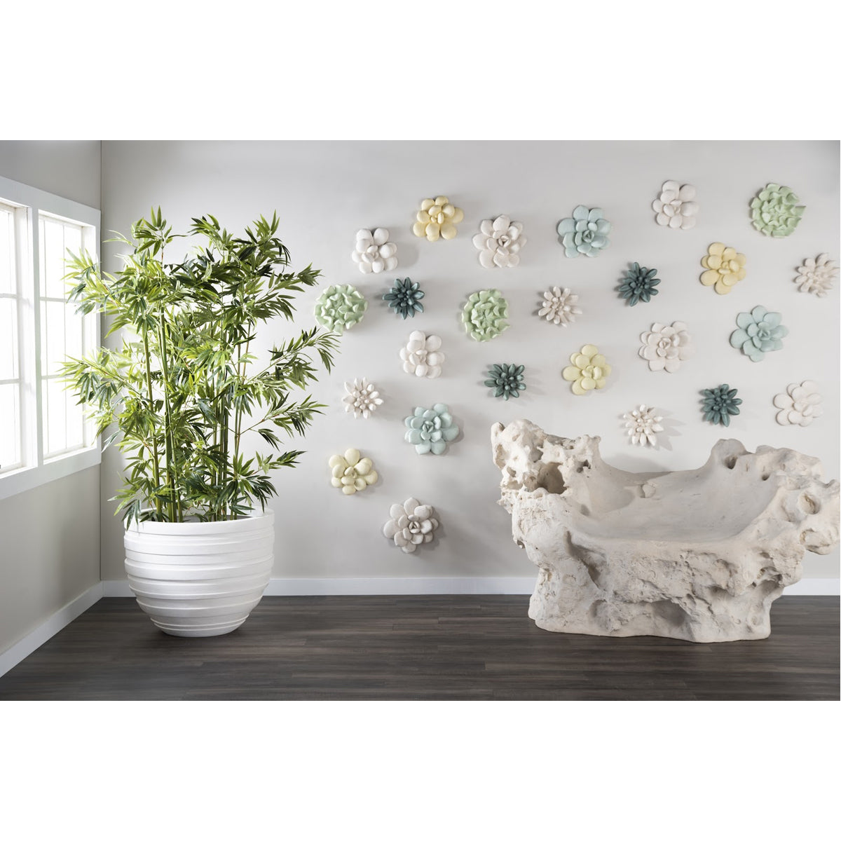 Phillips Collection Topsy Turvy Succulent Outdoor Wall Art