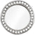 Phillips Collection Pearl Round Silver Mirror