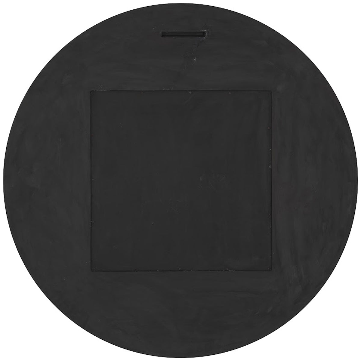 Phillips Collection Circular Cracked Black and Gold Mirror