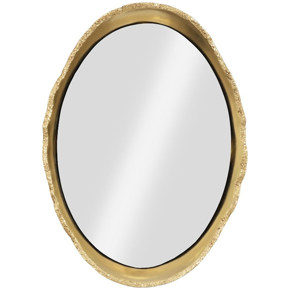 Phillips Collection Broken Egg Black and Gold Mirror