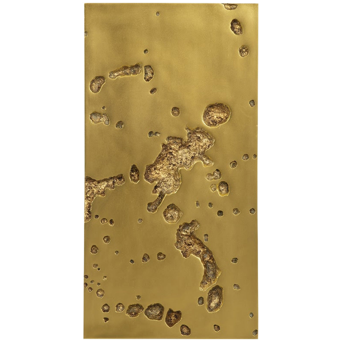 Phillips Collection Splotch Rectangle Gold Wall Art