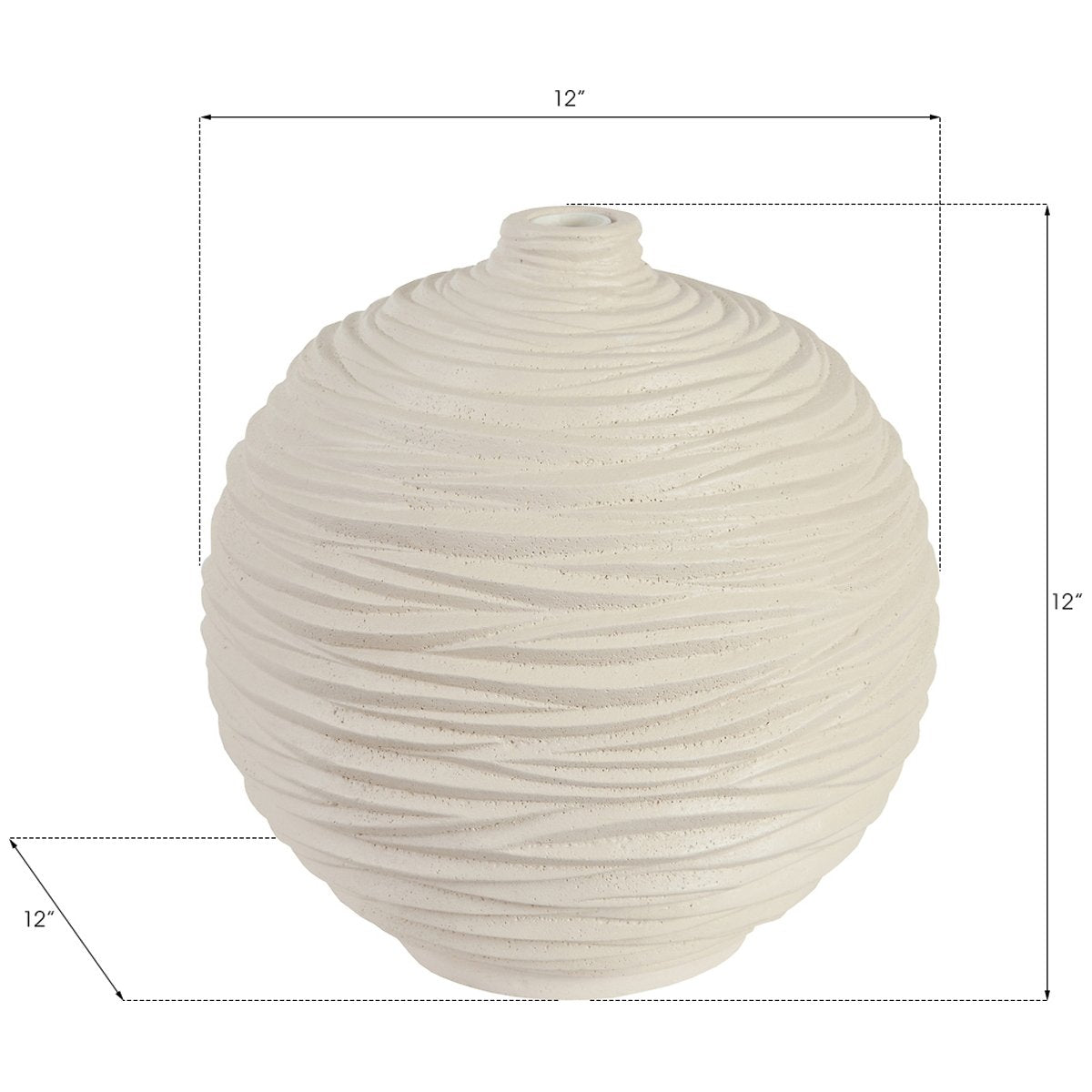 Phillips Collection Waves Sphere Vase