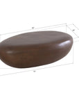 Phillips Collection River Stone Resin Outdoor Coffee Table