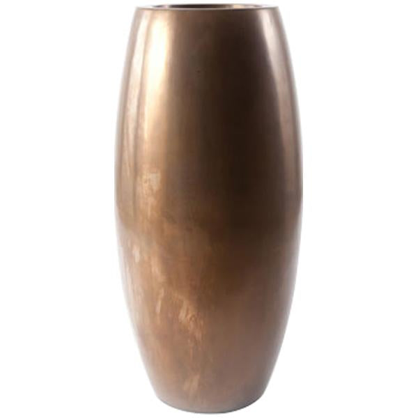 Phillips Collection Elonga Medium Planter, Polished Bronze