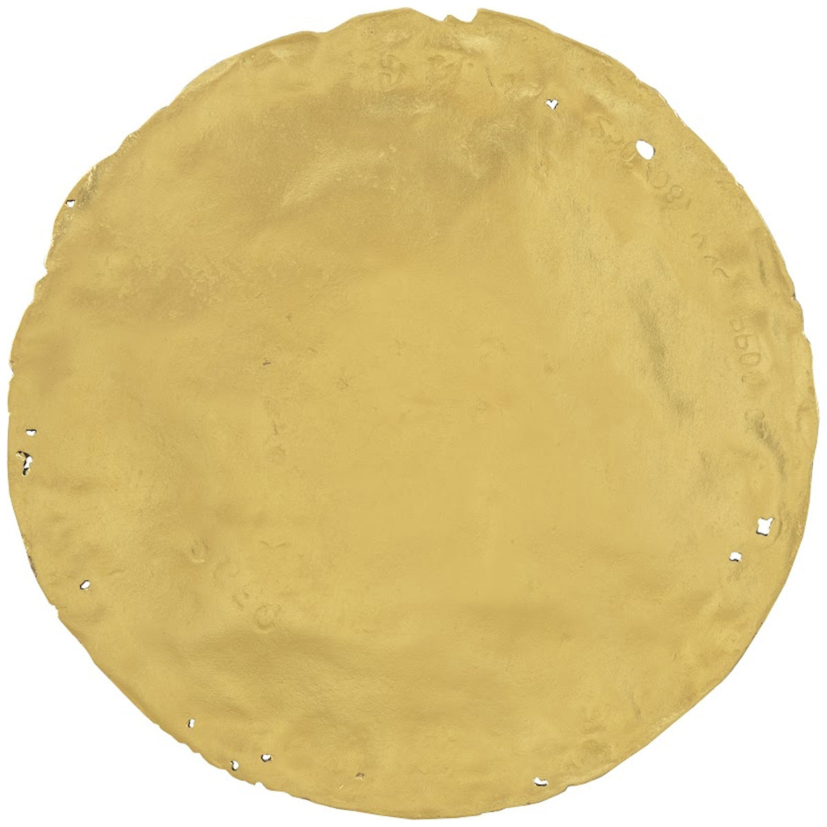 Phillips Collection Gold Cast Oil Drum Wall Discs, Set of 4