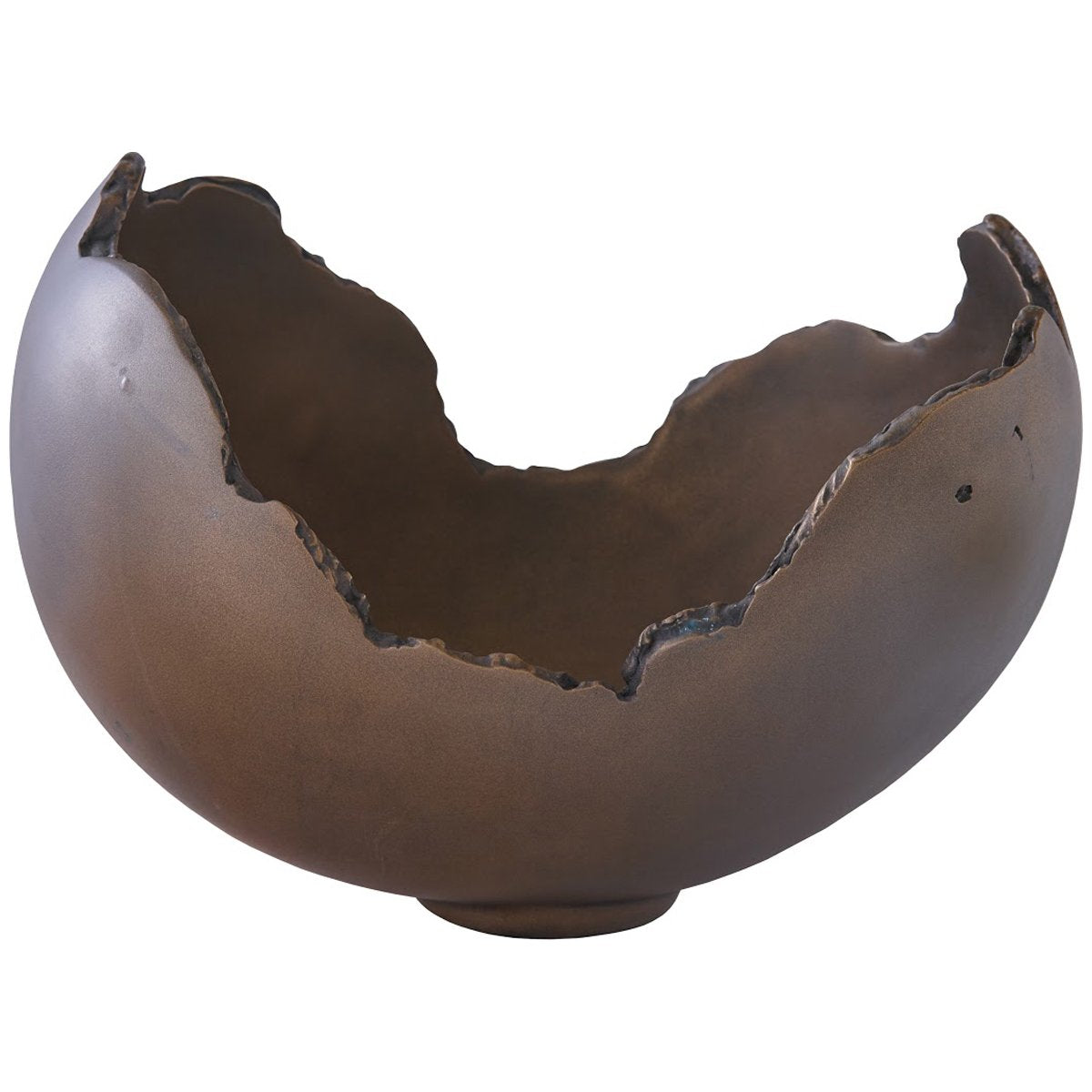 Phillips Collection Burled Bowl, Bronze