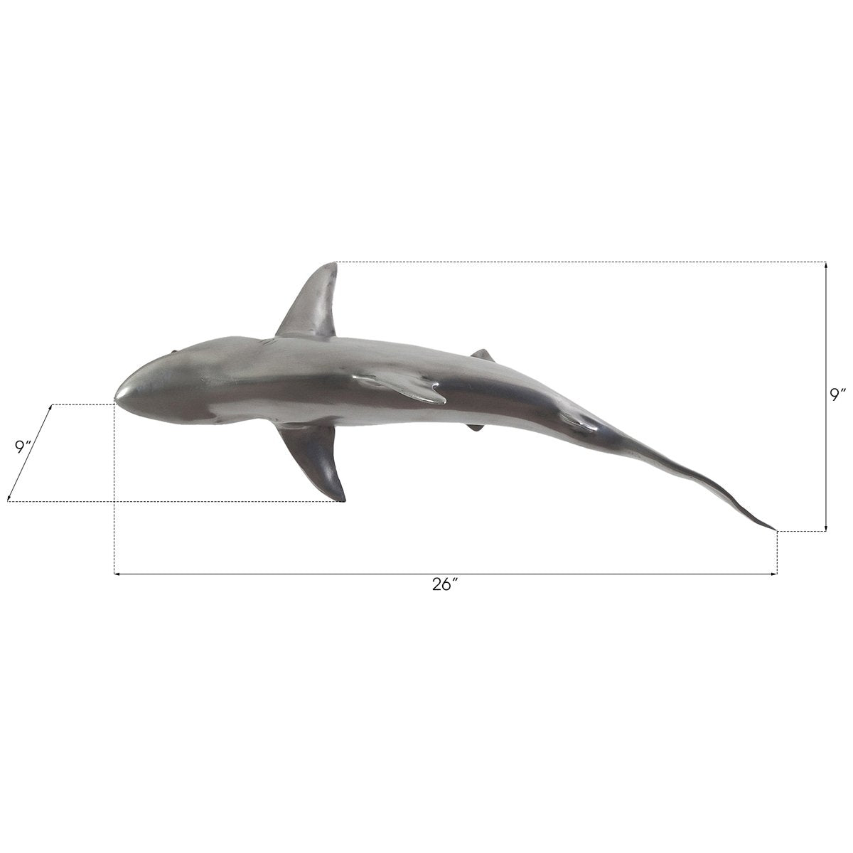 Phillips Collection Whaler Shark Wall Decor