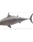 Phillips Collection Mackerel Fish Wall Sculpture, Polished Aluminum