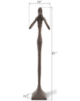 Phillips Collection Speak No Evil Large Slender Sculpture, Bronze