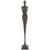 Phillips Collection Tall Chiseled Female Sculpture, Bronze