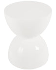 Phillips Collection Totem White Gel Coat Outdoor Stool