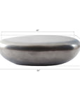 Phillips Collection River Stone Resin Outdoor Coffee Table