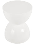 Phillips Collection Totem White Gel Coat Outdoor Stool