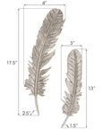 Phillips Collection Feathers Wall Art, 2-Piece Set