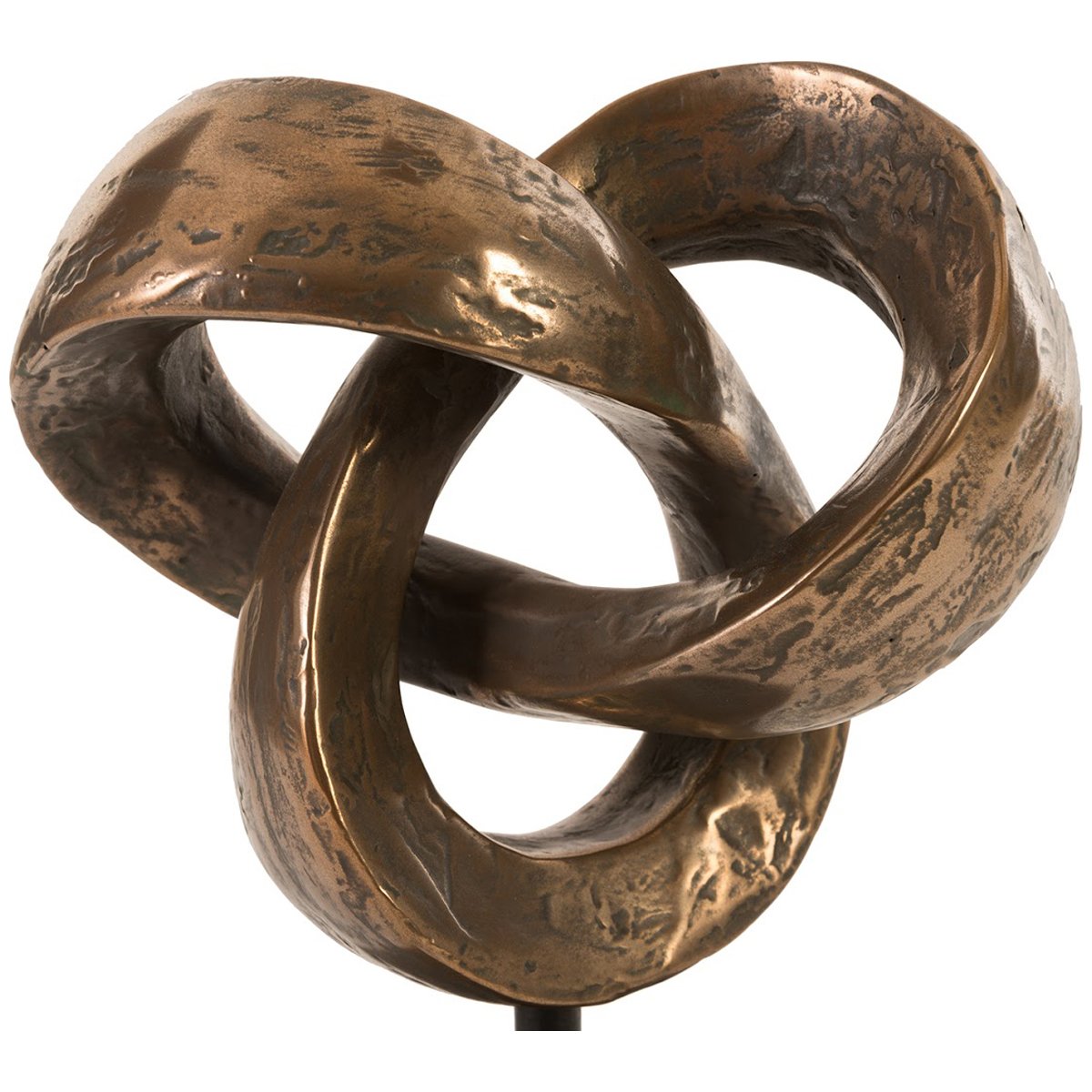 Phillips Collection Trifoil Table Sculpture, Bronze