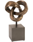 Phillips Collection Trifoil Table Sculpture, Bronze