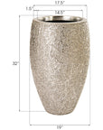 Phillips Collection String Theory Planter, Silver Leaf