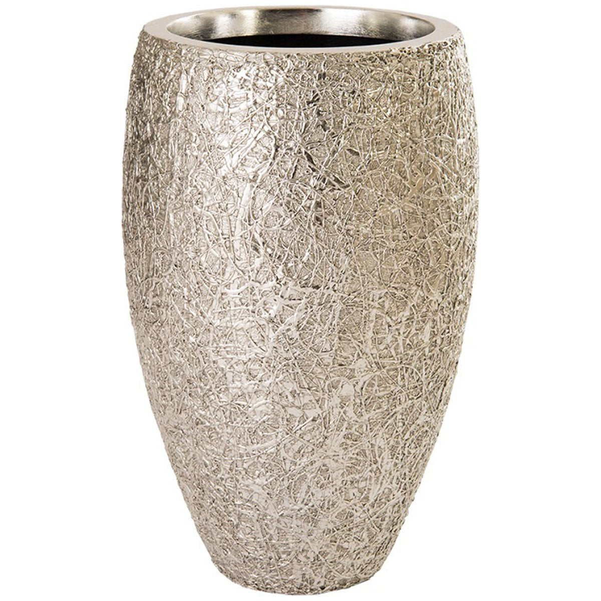 Phillips Collection String Theory Planter, Silver Leaf