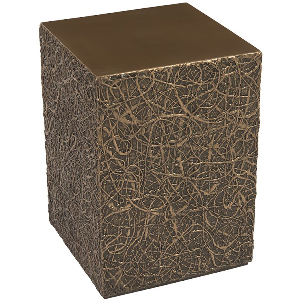 Phillips Collection String Theory Outdoor Pedestal, Bronze