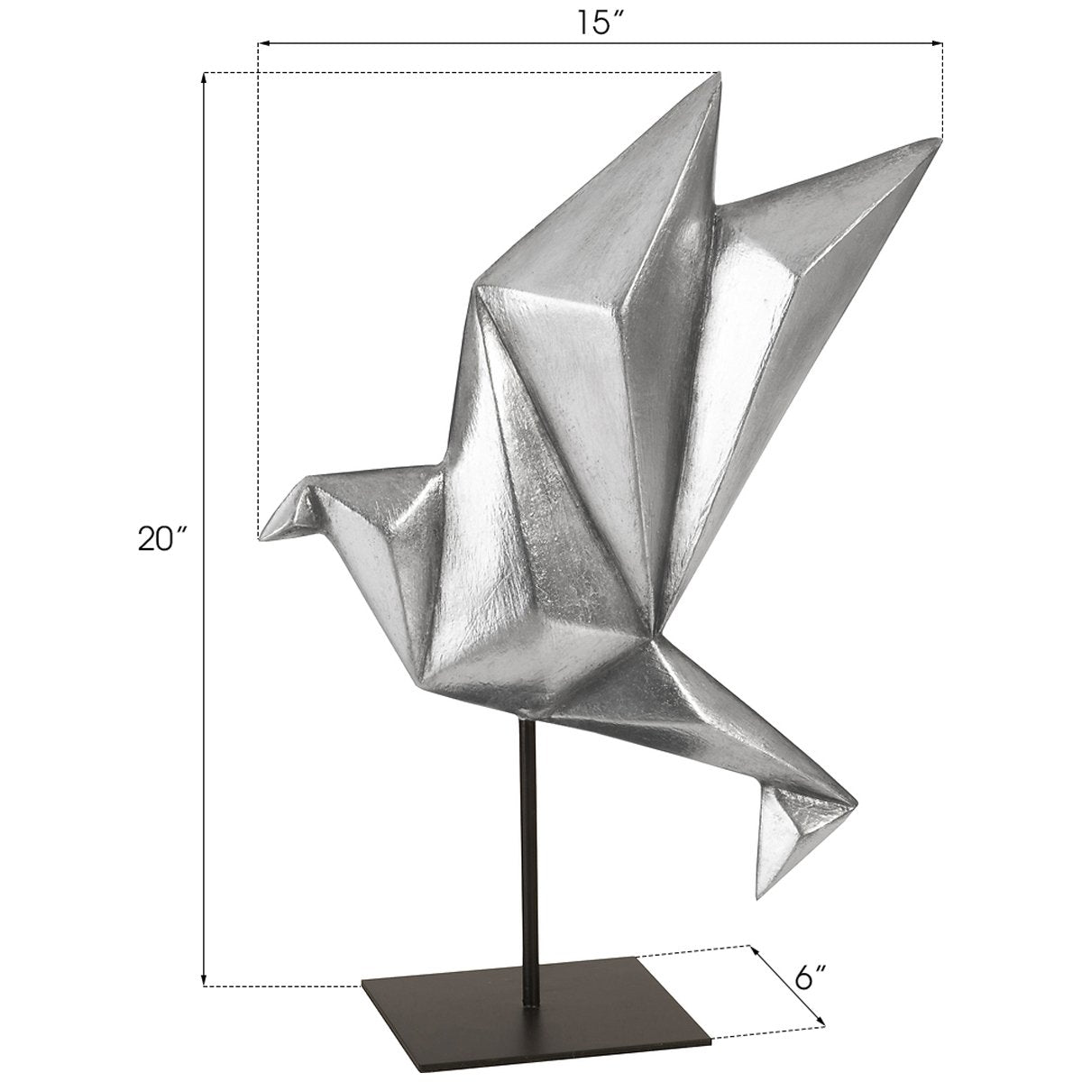 Phillips Collection Origami Bird Table Top Sculpture