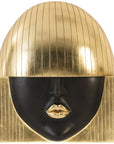 Phillips Collection Fashion Faces Kiss Black and Gold Wall Art