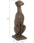 Phillips Collection Greyhound Sculpture, Bronze