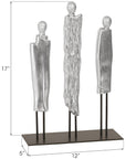 Phillips Collection Robed Monk Trio Sculpture